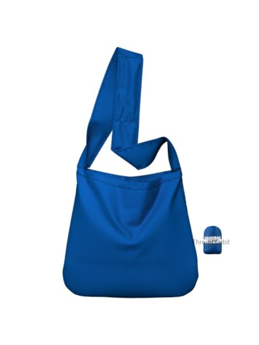 19L Foldable Packable Crossbody Sling Grocery Bag Ripstop Nylon
